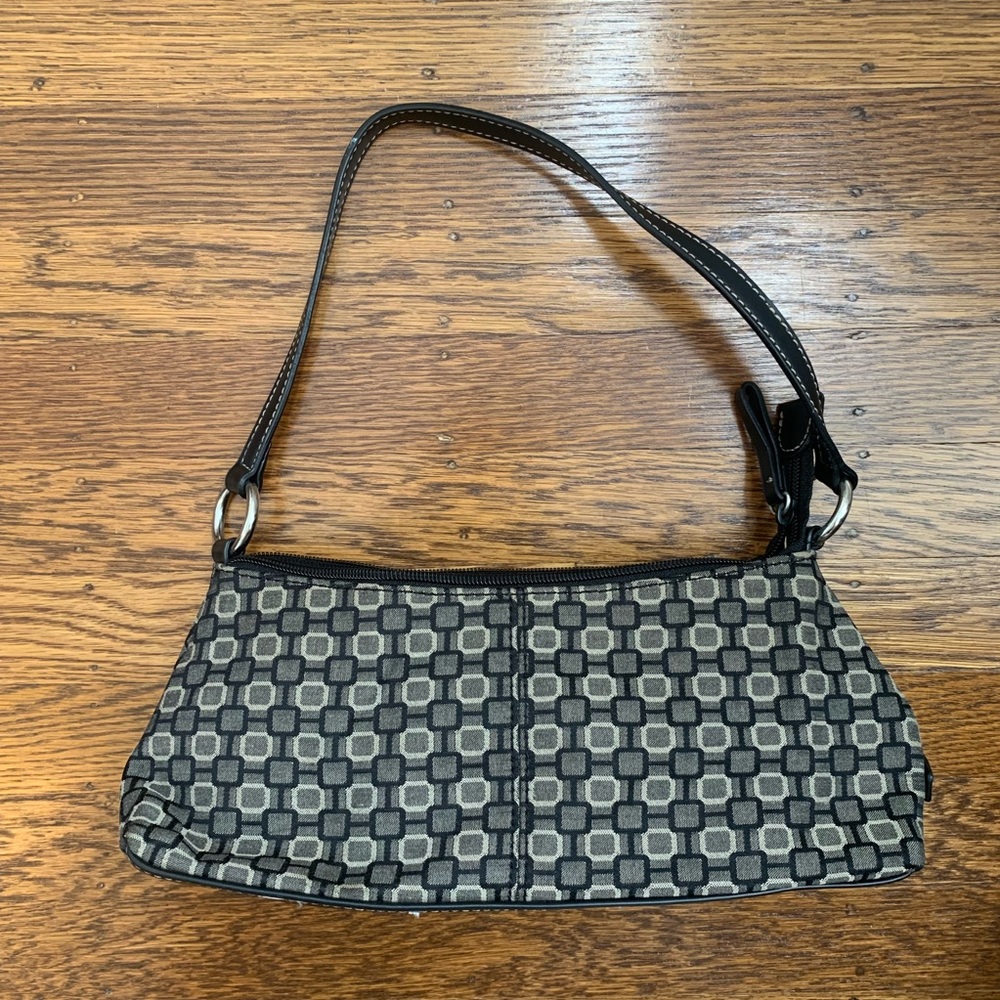 *EUC* Nine West Shoulder Bag - Black/Grey